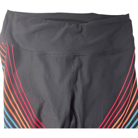 RBX Women's Athletic Sporty Black & Multi-color Legging Sz M - Picture 5 of 8